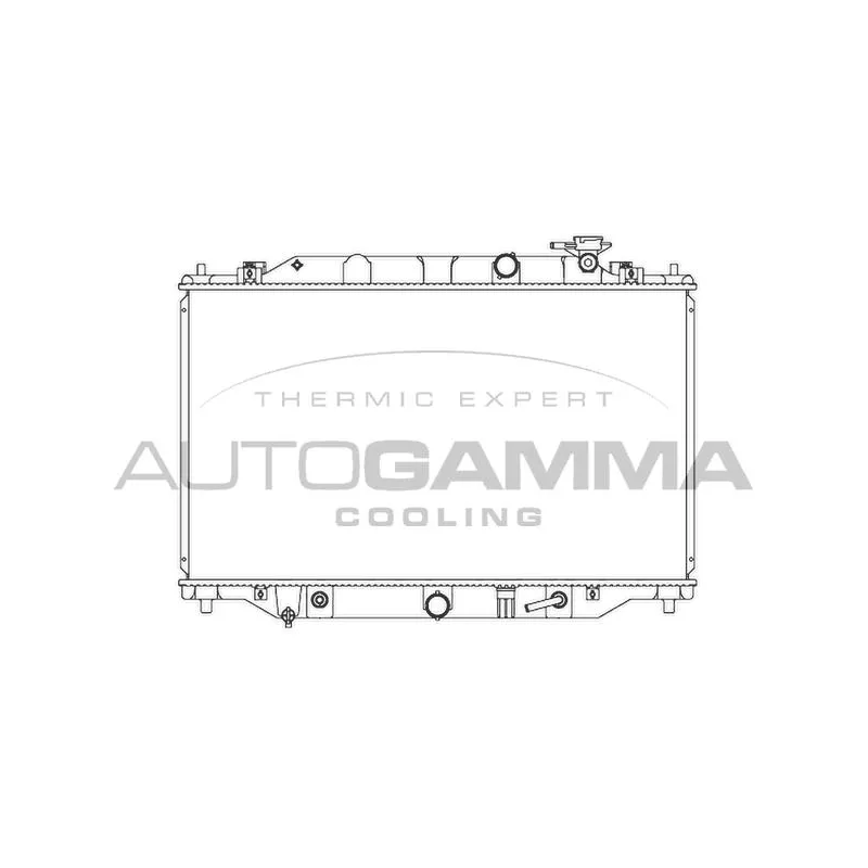 Radiateur, refroidissement du moteur AUTOGAMMA 107349