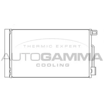 Condenseur, climatisation AUTOGAMMA 107354