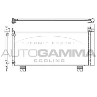 Condenseur, climatisation AUTOGAMMA 107358