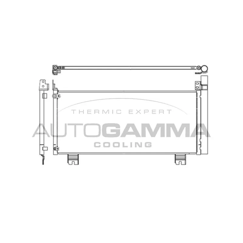 Condenseur, climatisation AUTOGAMMA 107358