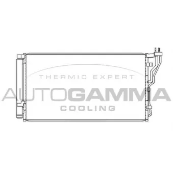 Condenseur, climatisation AUTOGAMMA 107361