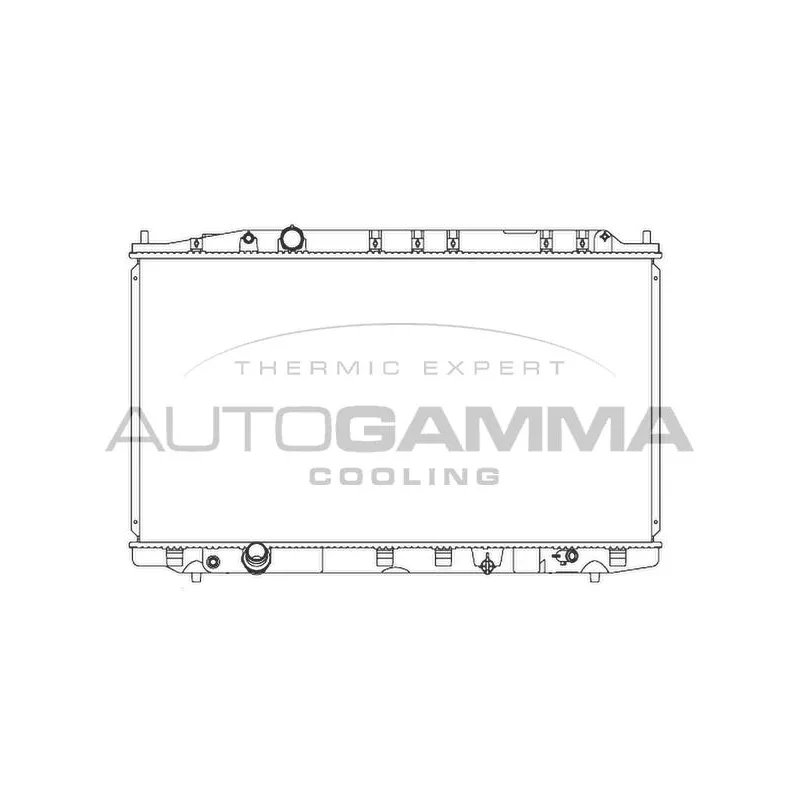 Radiateur, refroidissement du moteur AUTOGAMMA 107364