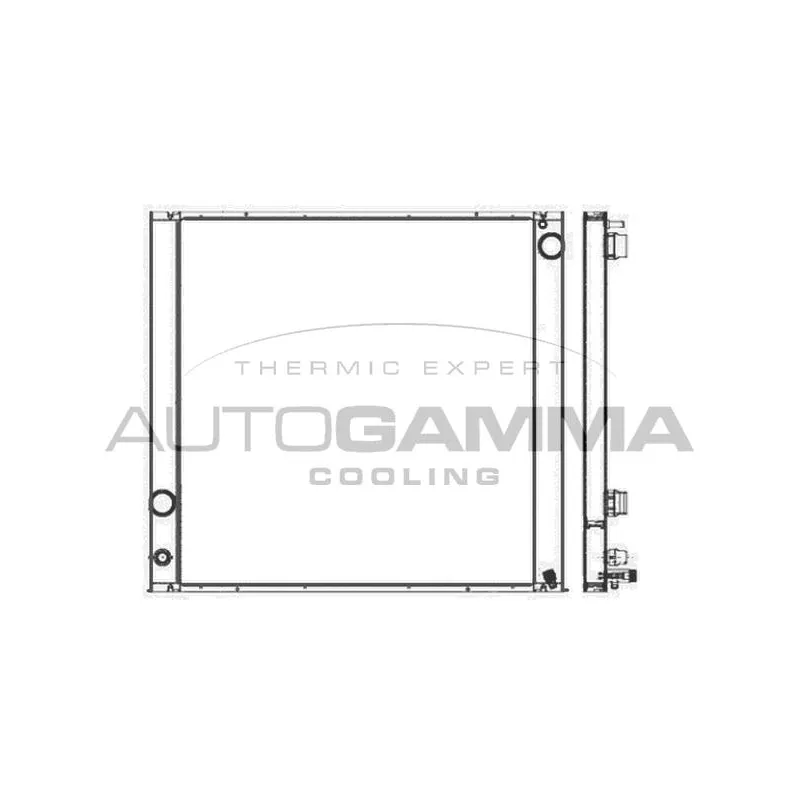 Radiateur, refroidissement du moteur AUTOGAMMA 107369