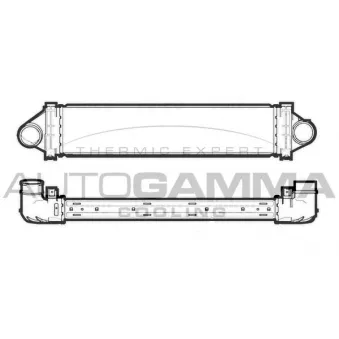 Intercooler, échangeur AUTOGAMMA 107371