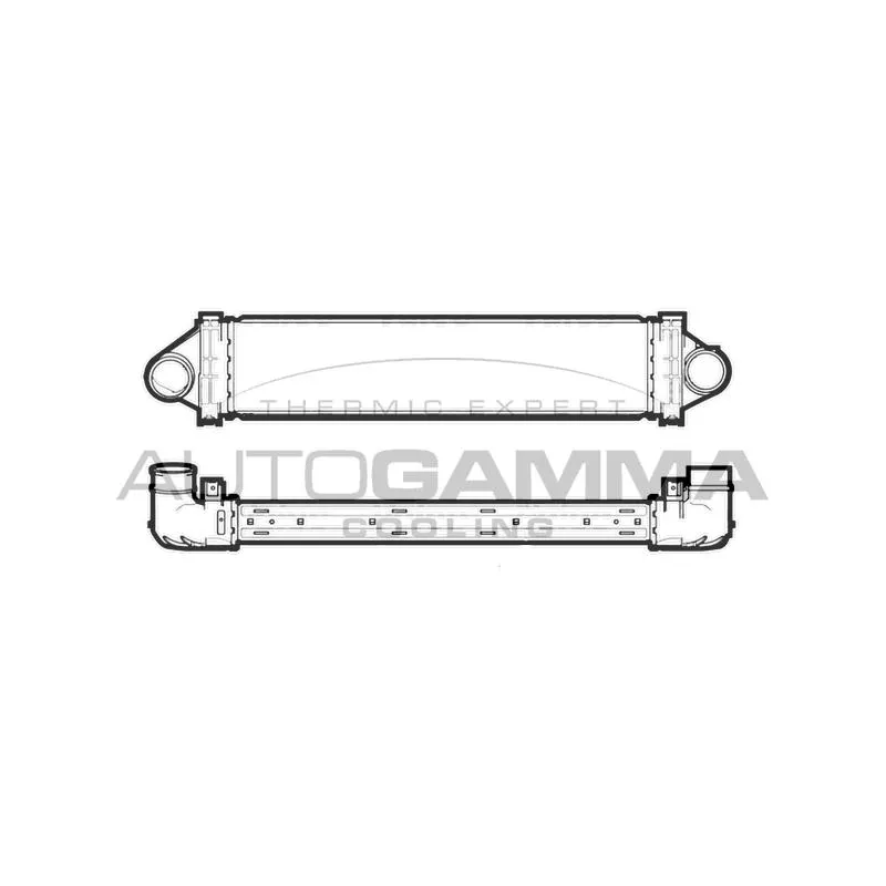 Intercooler, échangeur AUTOGAMMA 107371