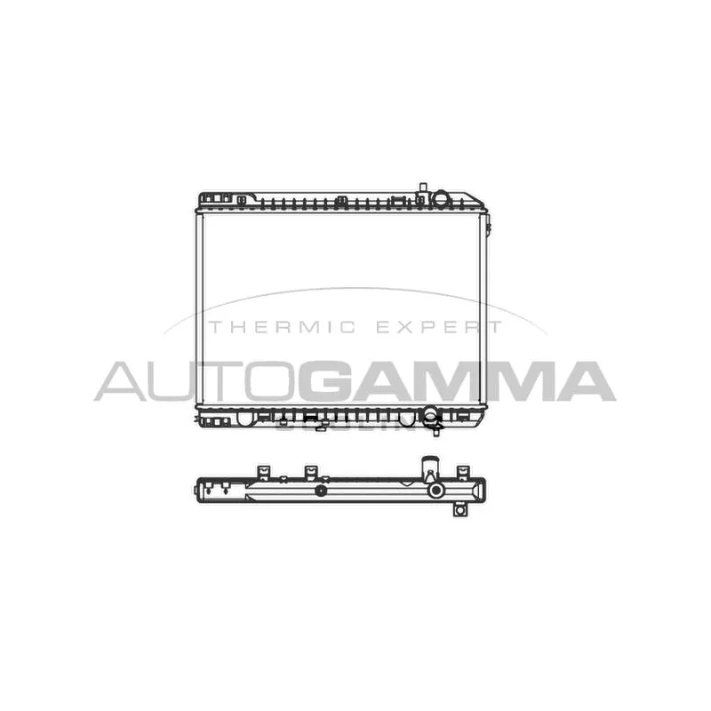 Radiateur, refroidissement du moteur AUTOGAMMA 107374