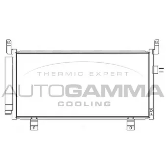 Condenseur, climatisation AUTOGAMMA 107379