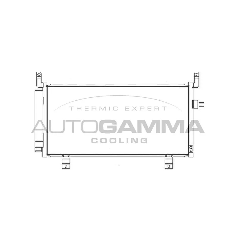 Condenseur, climatisation AUTOGAMMA 107379