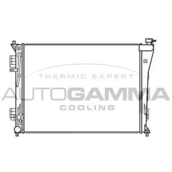 Radiateur, refroidissement du moteur AUTOGAMMA