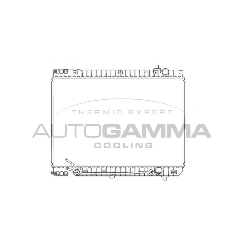 Radiateur, refroidissement du moteur AUTOGAMMA 107382