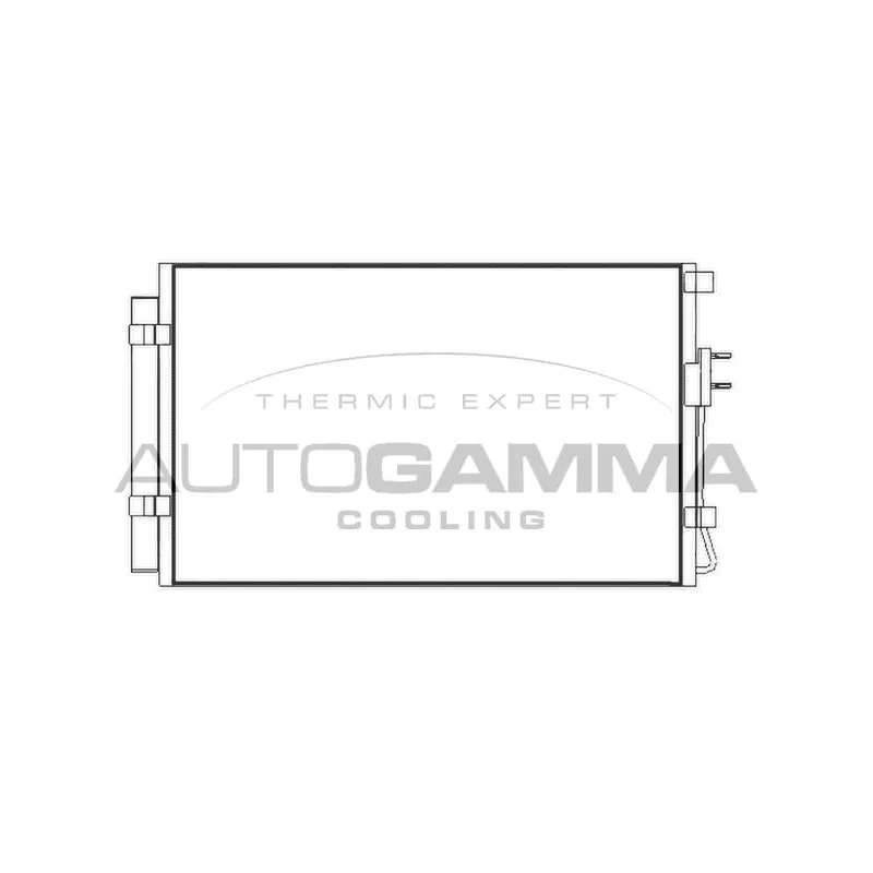 Condenseur, climatisation AUTOGAMMA 107386
