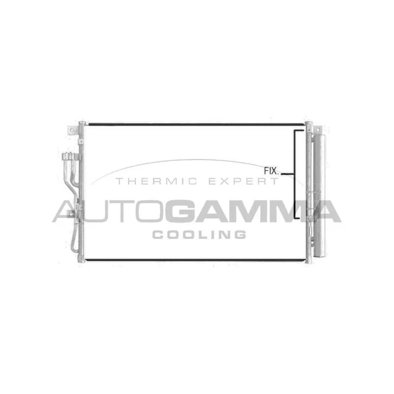 Condenseur, climatisation AUTOGAMMA 107387