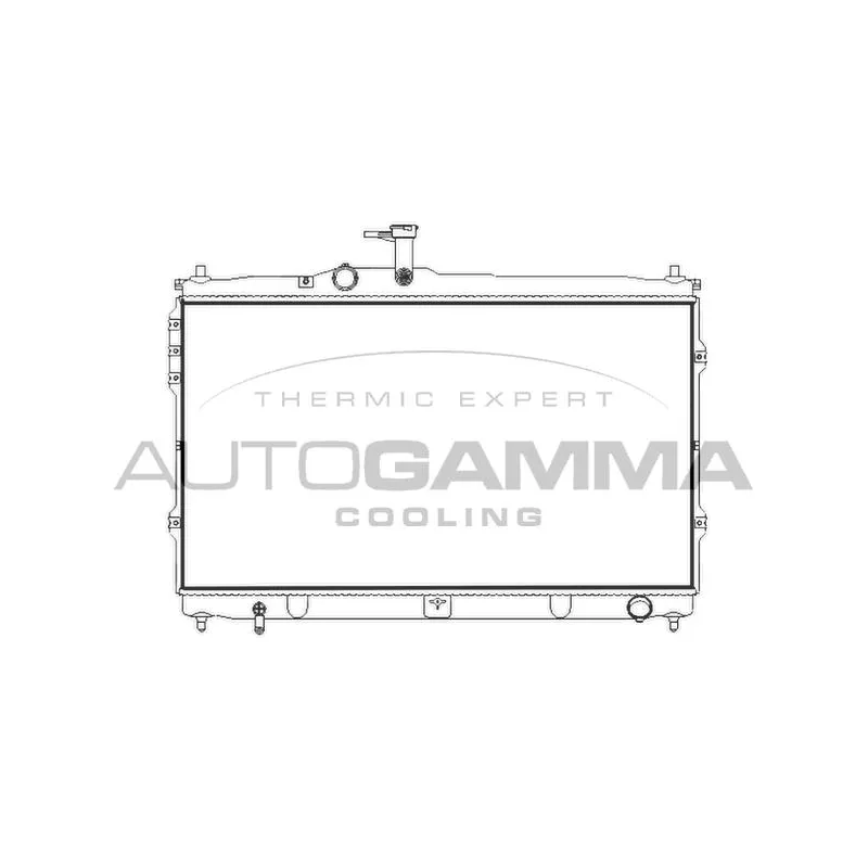 Radiateur, refroidissement du moteur AUTOGAMMA 107391