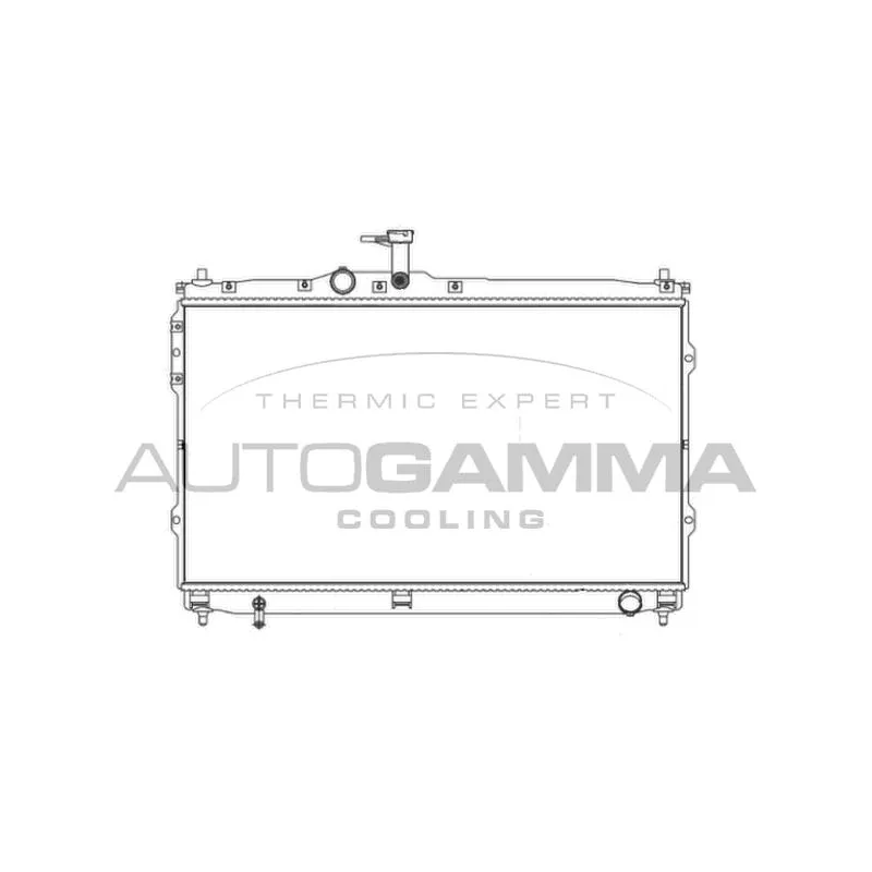 Radiateur, refroidissement du moteur AUTOGAMMA 107392