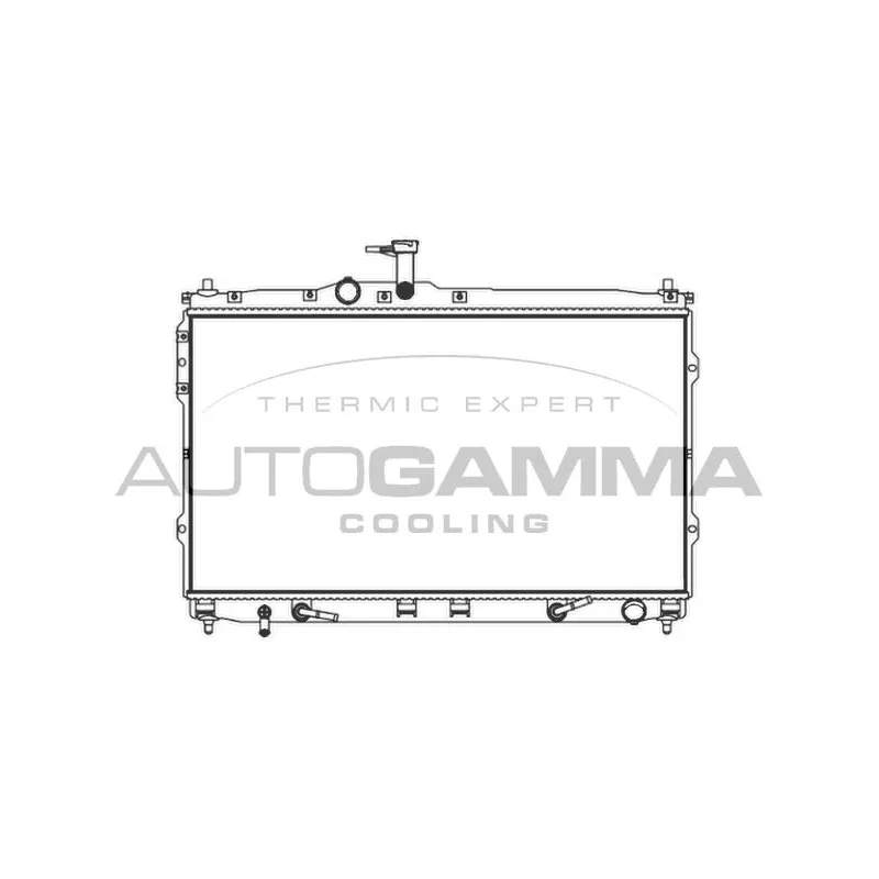 Radiateur, refroidissement du moteur AUTOGAMMA 107393