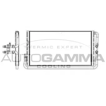 Radiateur, refroidissement du moteur AUTOGAMMA 107404