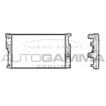 Radiateur, refroidissement du moteur AUTOGAMMA 107407