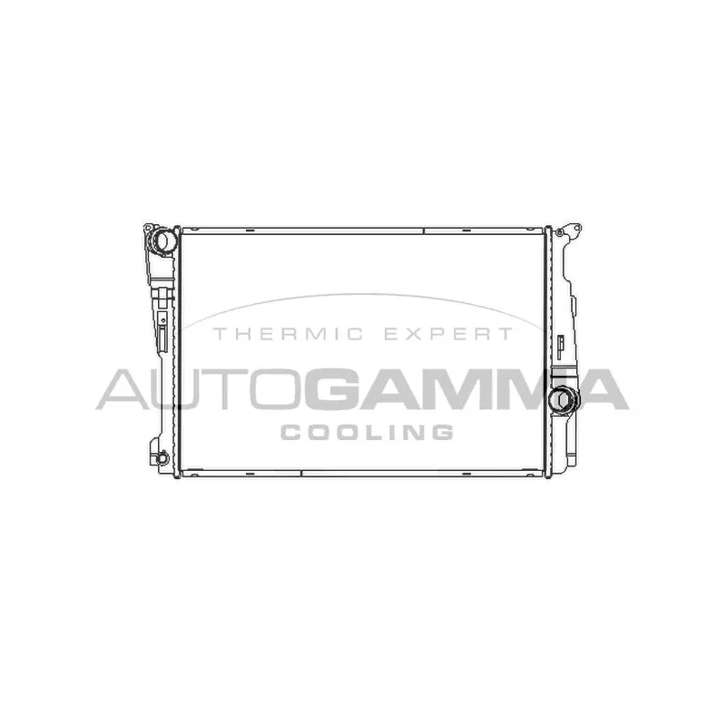 Radiateur, refroidissement du moteur AUTOGAMMA 107413