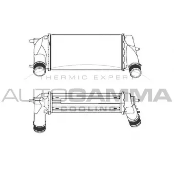 Intercooler, échangeur AUTOGAMMA 107416
