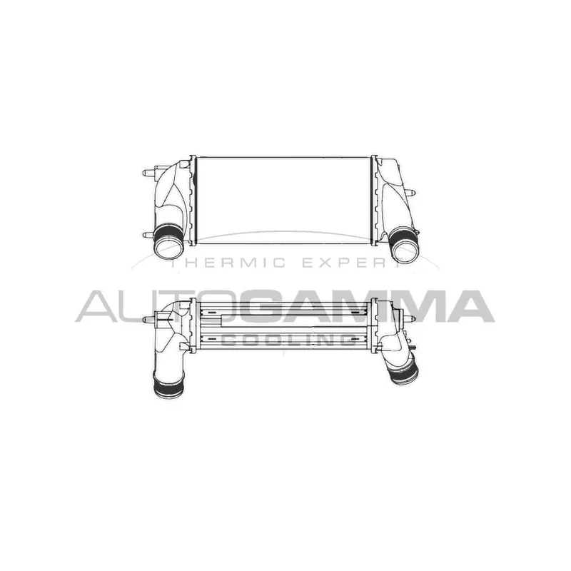 Intercooler, échangeur AUTOGAMMA 107416