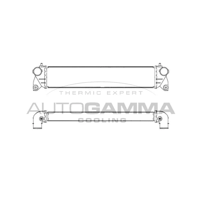 Intercooler, échangeur AUTOGAMMA 107417