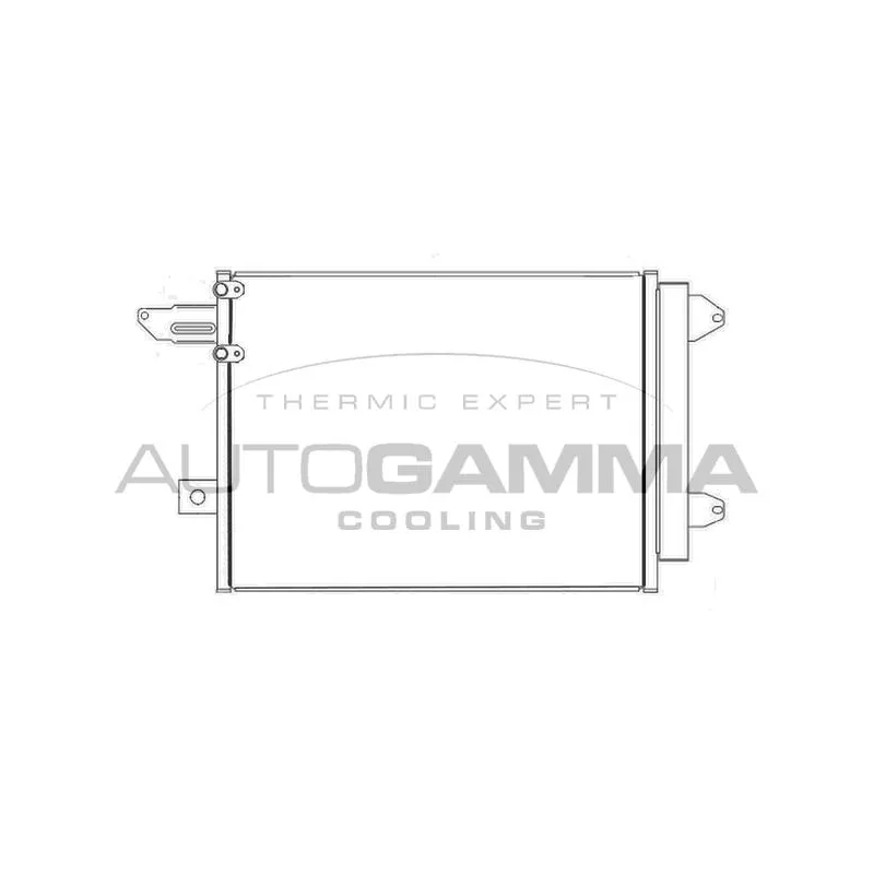 Condenseur, climatisation AUTOGAMMA 107418