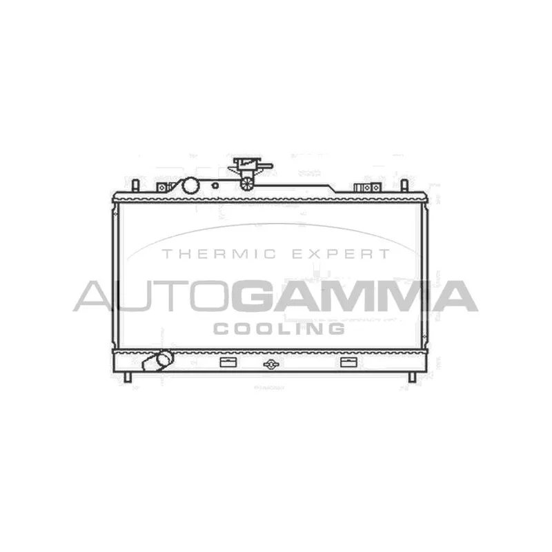 Radiateur, refroidissement du moteur AUTOGAMMA 107426