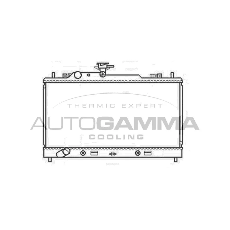 Radiateur, refroidissement du moteur AUTOGAMMA 107427