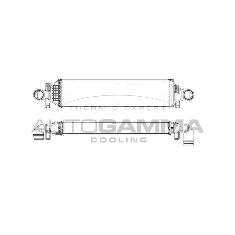 Intercooler, échangeur AUTOGAMMA 107428