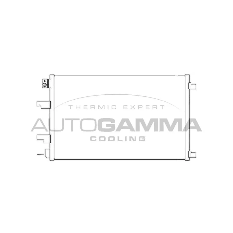 Condenseur, climatisation AUTOGAMMA 107433