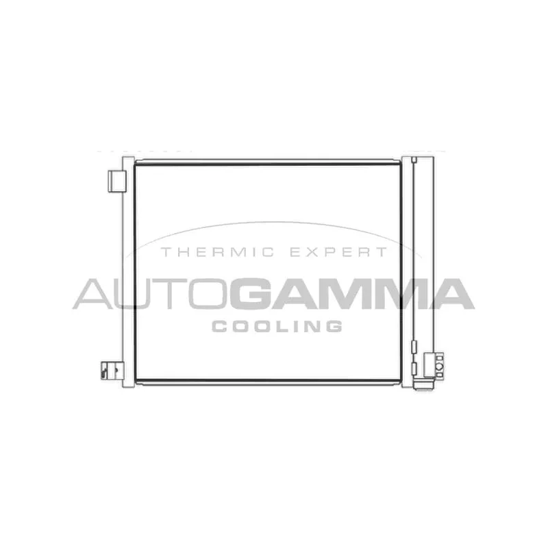 Condenseur, climatisation AUTOGAMMA 107434