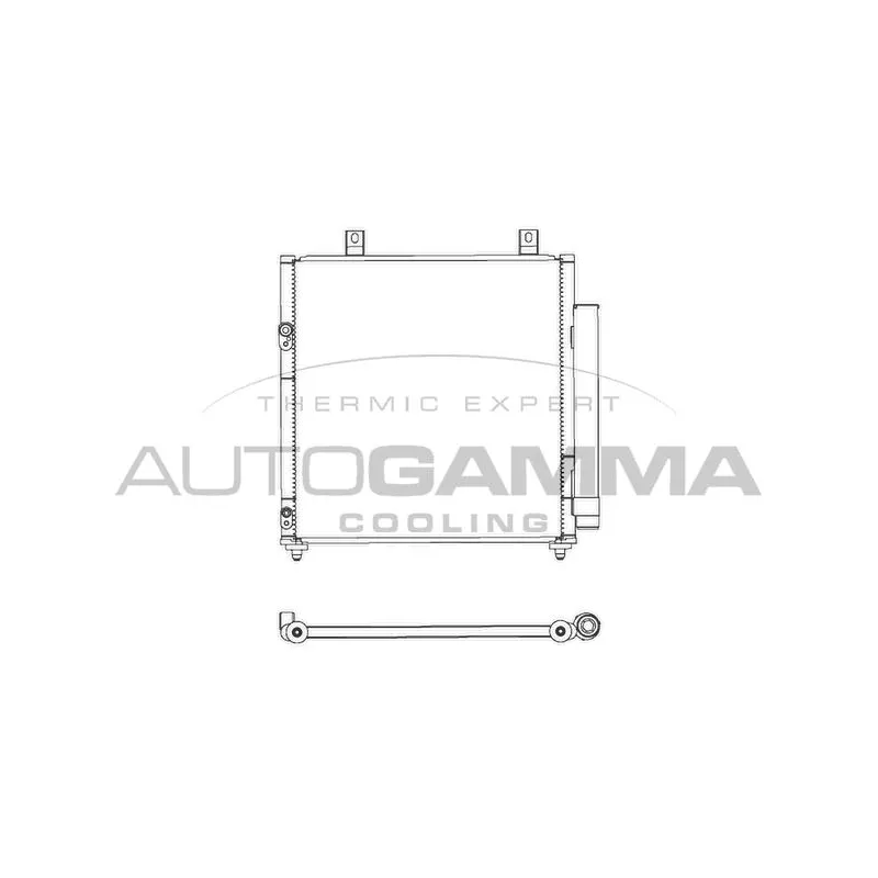 Condenseur, climatisation AUTOGAMMA 107442