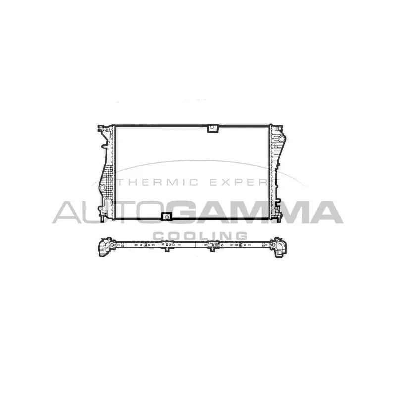 Radiateur, refroidissement du moteur AUTOGAMMA 107449