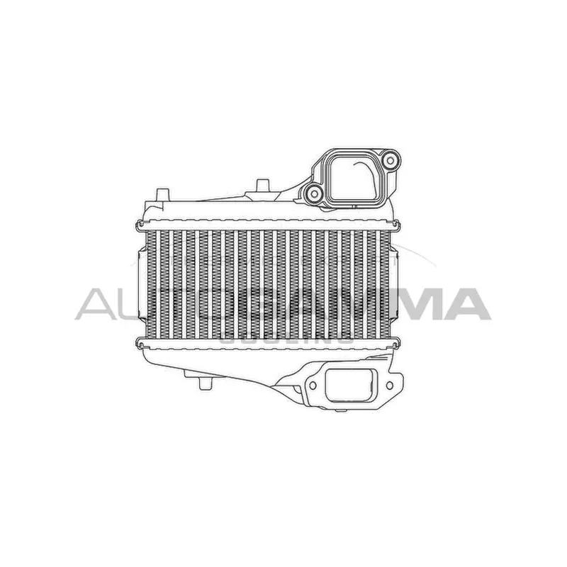 Intercooler, échangeur AUTOGAMMA 107453