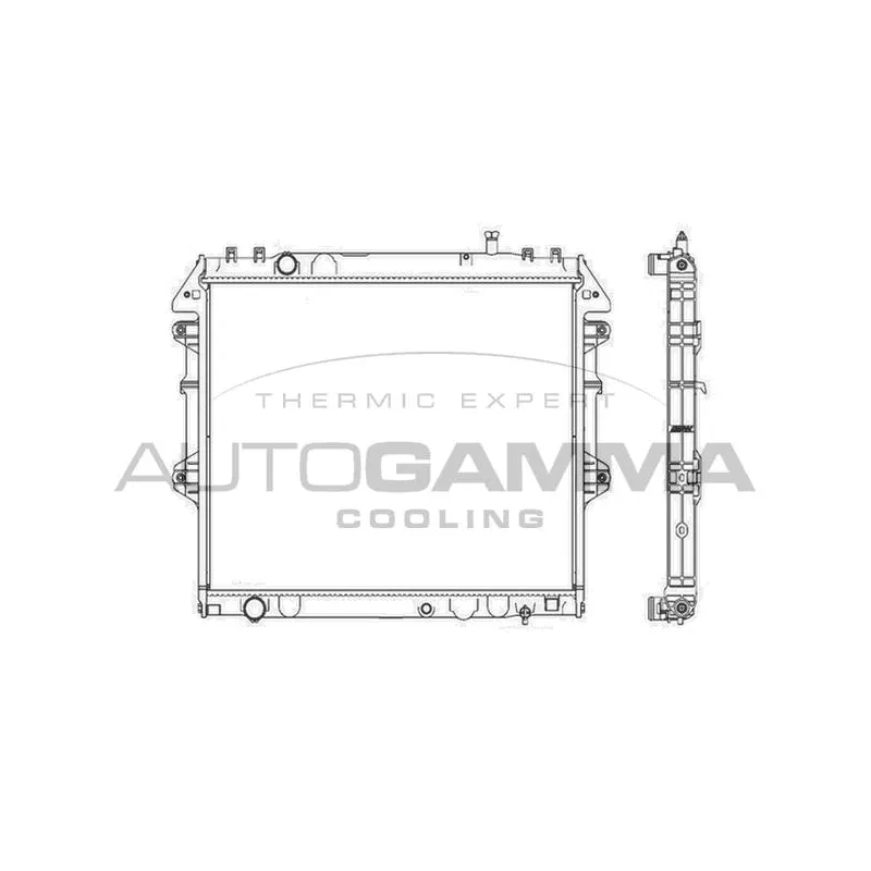Radiateur, refroidissement du moteur AUTOGAMMA 107457