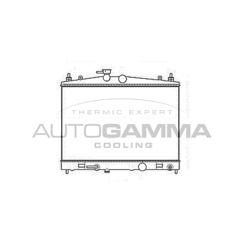 Radiateur, refroidissement du moteur AUTOGAMMA 107458