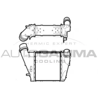 Intercooler, échangeur AUTOGAMMA 107460