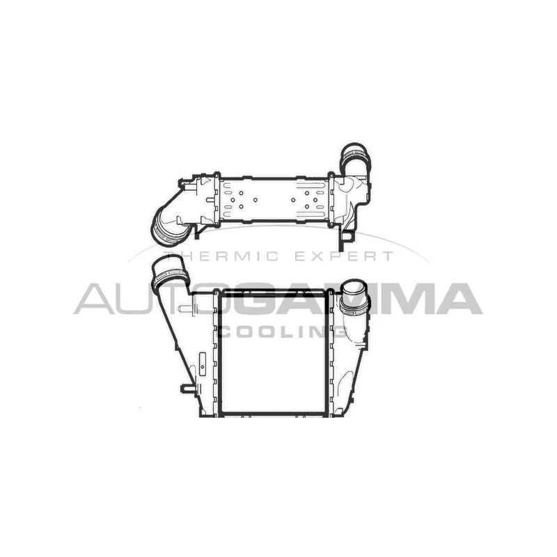 Intercooler, échangeur AUTOGAMMA 107460