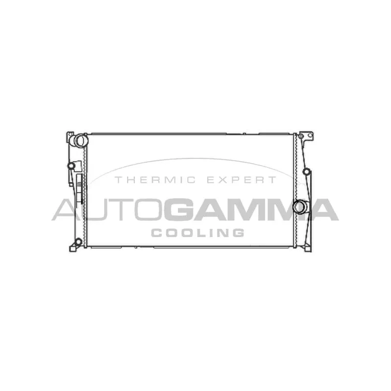Radiateur, refroidissement du moteur AUTOGAMMA 107464
