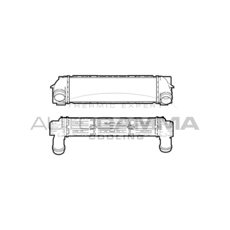 Intercooler, échangeur AUTOGAMMA 107468