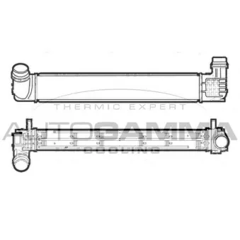 Intercooler, échangeur AUTOGAMMA 107473