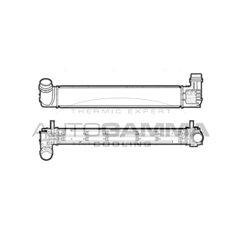 Intercooler, échangeur AUTOGAMMA 107473