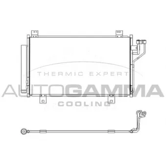 Condenseur, climatisation AUTOGAMMA 107478