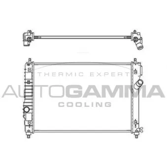 Radiateur, refroidissement du moteur AUTOGAMMA