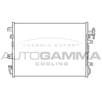Condenseur, climatisation AUTOGAMMA 107482
