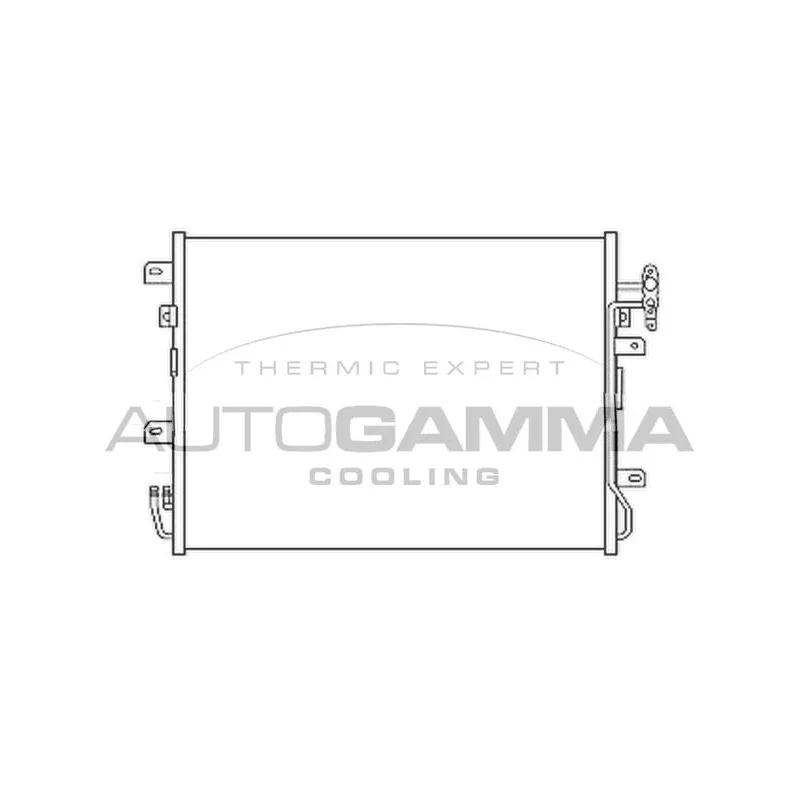 Condenseur, climatisation AUTOGAMMA 107482