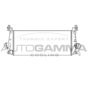 Intercooler, échangeur AUTOGAMMA 107483