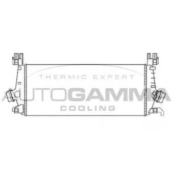 Intercooler, échangeur AUTOGAMMA 107484