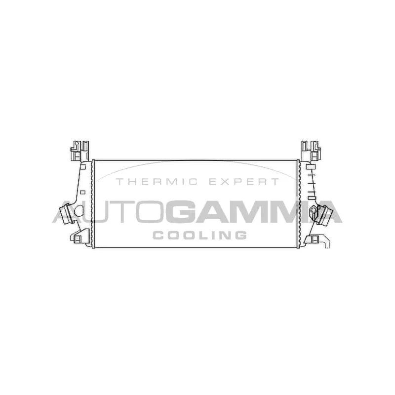 Intercooler, échangeur AUTOGAMMA 107484