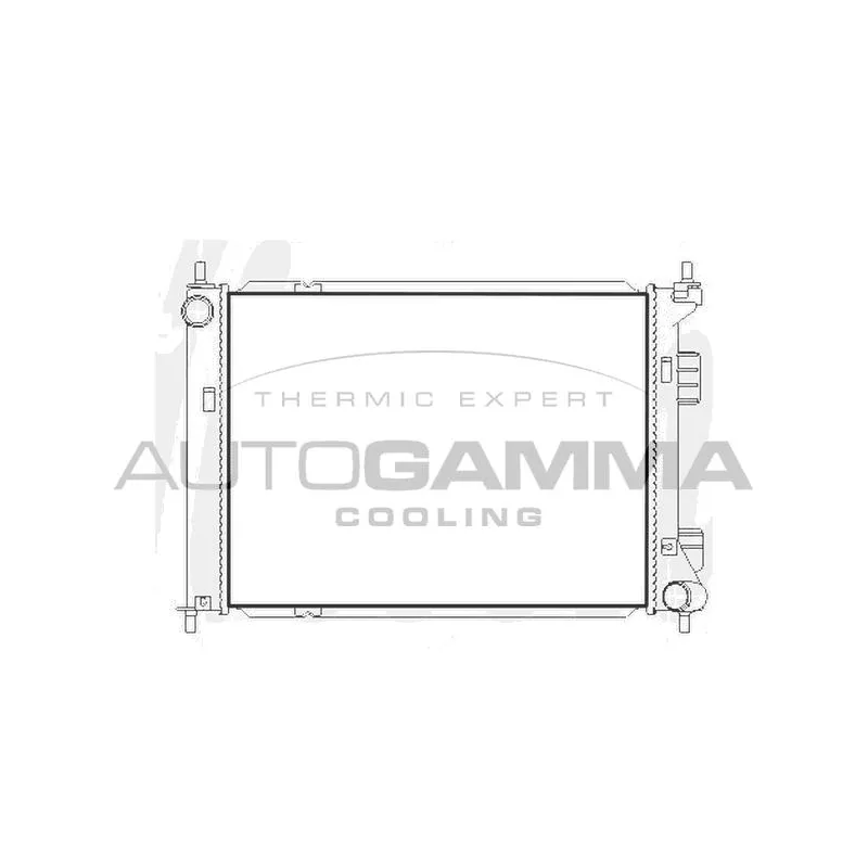 Radiateur, refroidissement du moteur AUTOGAMMA 107488
